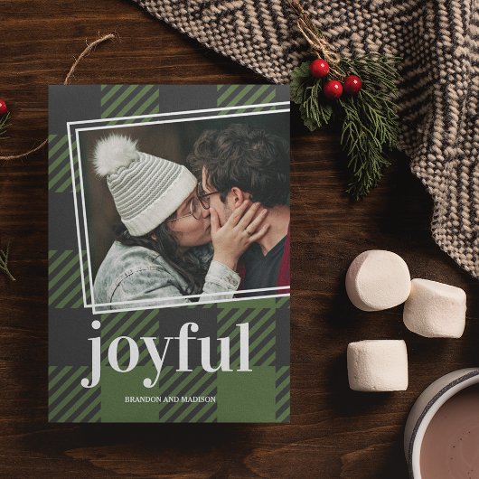 プライド喜びクリスマスフォトホリデーカード シーズンカード