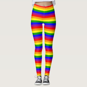 プライド国旗LGBTQ+レインボーカラー レギンス