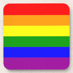 プライド国旗LGBTQIA+レインボーカラー コースター