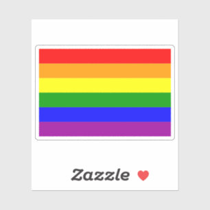 プライド国旗LGBTQIA+レインボーカラー シール