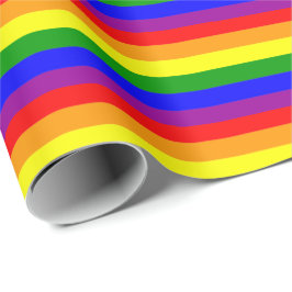 プライド国旗LGBTQIA+レインボーカラー ラッピングペーパー