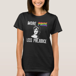 プライド多め 偏見少なめ ジェーン・オースティン LGBT 楽しい ゲイ Tシャツ