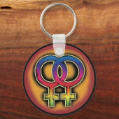 プライド女性キーチェーン キーホルダー (正面)