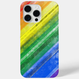 プライド平等ゲイフラググランジLGBTQストライプケース iPhone 15 PRO MAXケース
