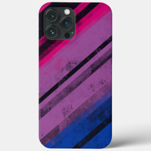 プライド平等BiフラググランジストライプLGBTQIA iPhone 13 Pro Maxケース