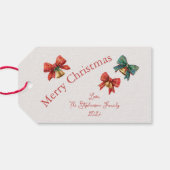 プライド弓ベルフォトクリスマス ギフトタグ (裏面横)