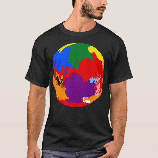 プライド惑星 – Pluto – 進行プライド Tシャツ (正面)