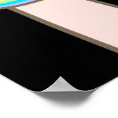 プライド愛。愛は公平なり。プライド月ポスター ポスター (角)