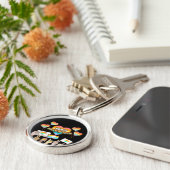 プライド愛。愛は公平なり。プライド月 キーホルダー (側面)