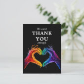 プライド感謝していのハートが足り結婚ない サンキューカード (スタンド正面)