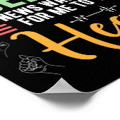 プライド懸命手話聞く ポスター (角)