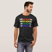 プライド月のデーモンLgbtパレードゲイミーム Tシャツ (正面フル)