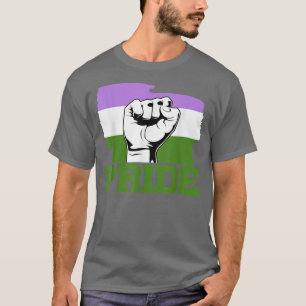 プライド月ジェンダークエア国旗LGBTQ同性愛者プライドFis Tシャツ