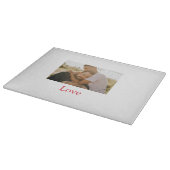 プライド月追加ゲイカップル写真名愛LQBTQ カッティングボード (角)