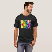 プライド月野球レインボーリップ Tシャツ (正面フル)