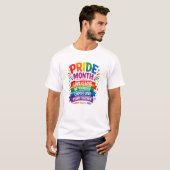 プライド月間お祝い Tシャツ (正面フル)