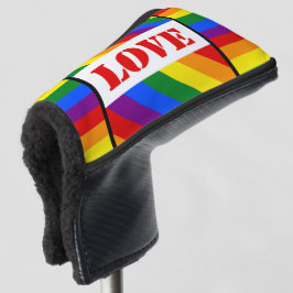 プライド月間に愛を込めたLGBTQ+レインボーフラッグ -  ゴルフヘッドカバー