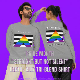 プライド月「ストレートだが静かない」 LGBTQ+同盟 トライブレンドTシャツ