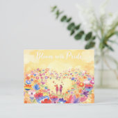 'プライド月 – 開花付きプライド ポストカード (スタンド正面)