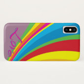 プライド月 – Rainbow Love Case-Mate iPhoneケース (裏面(横))