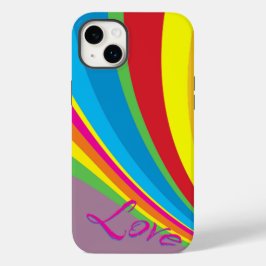 プライド月 – Rainbow Love Case-Mate iPhone 14 Plusケース
