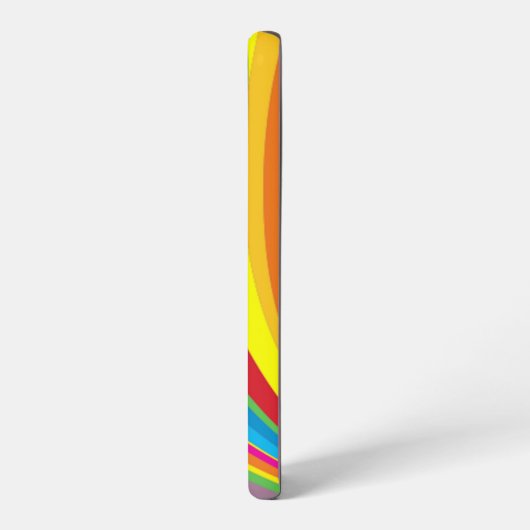 プライド月 – Rainbow Love Samsung Galaxyケース (左側面)