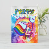 プライド月LGBTと虹 招待状 (スタンド正面)