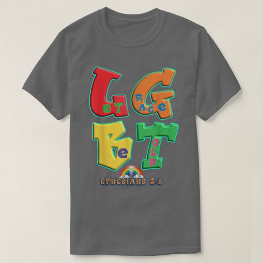 プライド月LGBTクリスチャン Tシャツ (デザイン正面)