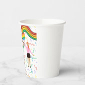 プライド月LGBTレインボーテーマ 紙コップ (左)
