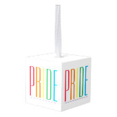 プライド木製キューブオーナメント キューブオーナメント (裏面アングル)