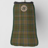 プライド森林緑の茶色の男性のモノグラムギフト ゴルフヘッドカバー (回転90)