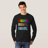 プライド権利BLM権利 – LGBT権利 Tシャツ (正面フル)