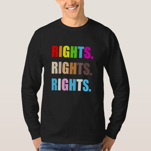 プライド権利BLM権利 – LGBT権利 Tシャツ (正面)