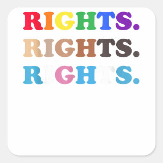 プライド権利LGBT LGBTゲイトランスジェンダープライドコピー スクエアシール