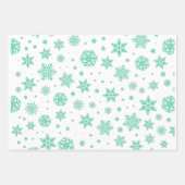 プライド水の色のクリスマス|ギフトラッピング紙 ラッピングペーパーシート (正面3)