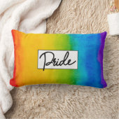 プライド水彩スタイル ランバークッション (ブランケット)