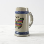 プライド私は愛されている蝶 –  ビールジョッキ (正面右)