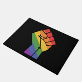 プライド第LGBTデザイン平等 ドアマット (アングル)