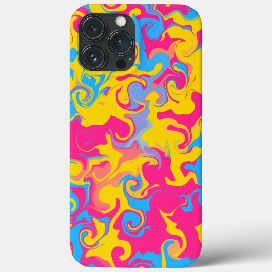 プライド等値皿フラグ大理石抽象芸術パターン Case-Mate iPhoneケース (裏面)