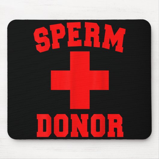 プライド精子ドナーディスペンサー面白いハロウィーンコスム マウスパッド (正面)