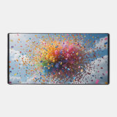 プライド紙吹雪お祝い デスクマット (正面)