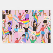 プライド紙 ラッピングペーパーシート (正面)