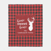 プライド素朴クリスマスホリデーエレガント フリースブランケット (正面)