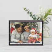 プライド素朴ファミリーフォトマルコムタータンチェック シーズンカード (スタンド正面)