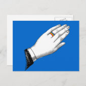 プライド結婚リングや輪 ポストカード (正面/裏面)