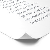 プライド結婚レインボー座席表12表 ポスター (角)