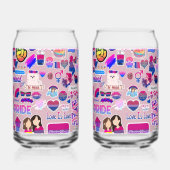 プライド缶 ガラス缶 (左)