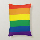 プライド色レインボークッション アクセントクッション (正面(垂直))