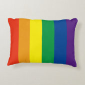プライド色レインボークッション アクセントクッション (裏面)