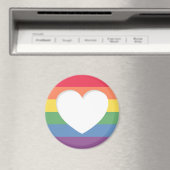 プライド虹の旗をテーマにした磁石 マグネット (インサイチュ (食洗機))